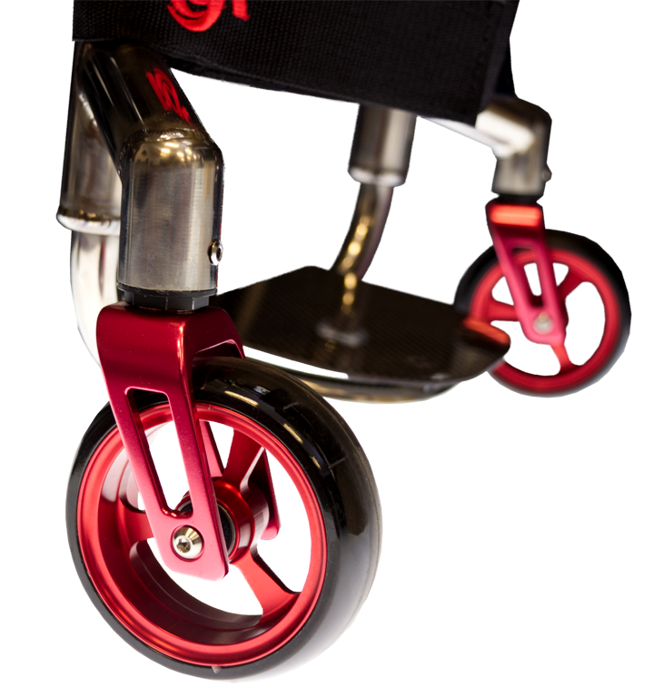 RGK lightweight foldable travel wheelchair